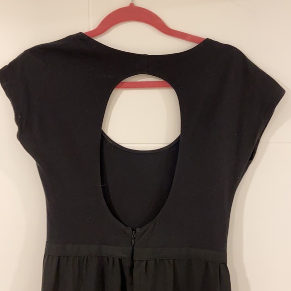 Floor Length Black Dress - Picture 3 of 4